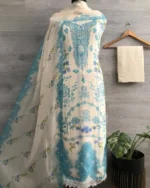 Digital printed Premium Micro Silk Fabric 3 piece - Image 5