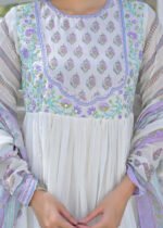 Anarkali with Fully Cotton and readymade 3 piece set - Image 5