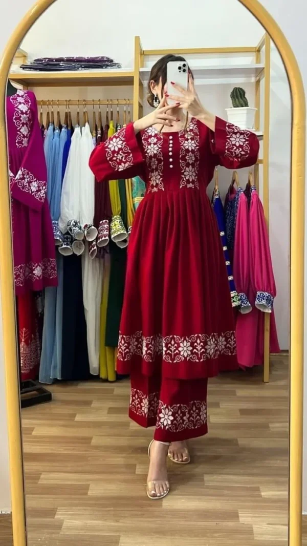 Embroidery work Readymade Lillen 2pice set