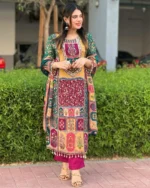 Digital Printed Fully Readymade 3 Piece Set - Image 2