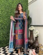 Digital Printed Fully Readymade 3 Piece Set - Image 2