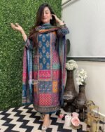 Digital Printed Fully Readymade 3 Piece Set - Image 5
